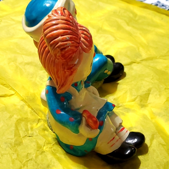 Vtg. 1971 Ceramic Raggedy Ann & Andy Bank - Picture 5 of 16